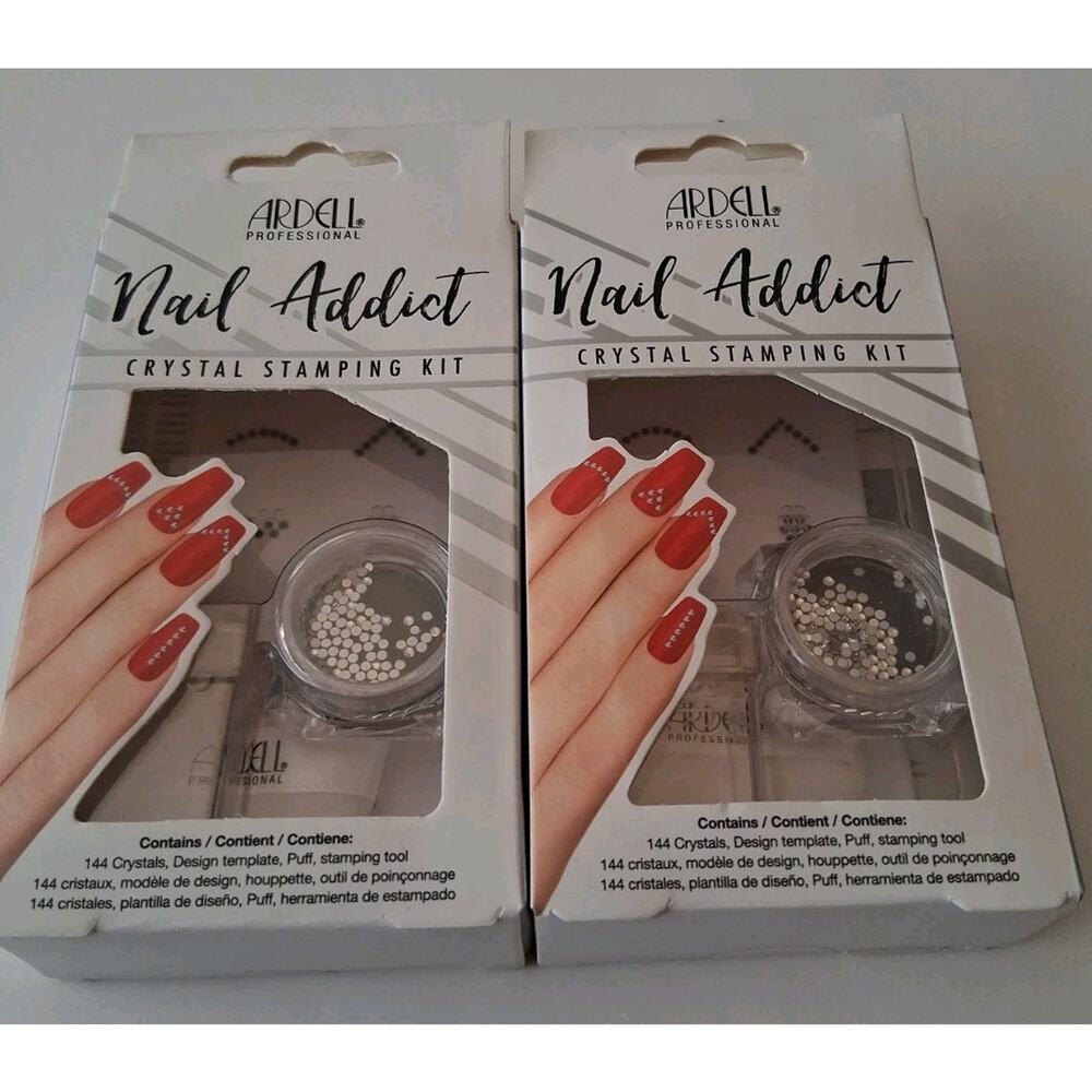 Nail Addict Crystal Stamping Kit Set Of 2
